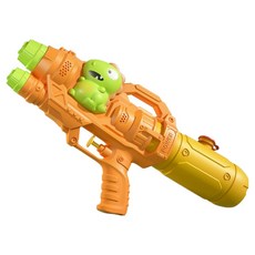 폴라 캐릭터 더블 노즐 물총, 공룡 오렌지, 1개