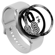 GOOSPERY Galaxy Watch 高級金屬錶圈環, 黑色, 1個