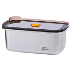 cook power 鍋寶 微氧系列可微波316不鏽鋼保鮮盒 1L, 1個, 不鏽鋼色