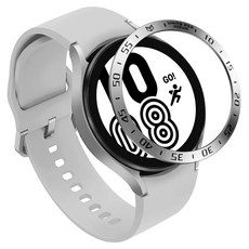 GOOSPERY Galaxy Watch 高級金屬錶圈, 銀色, 1個