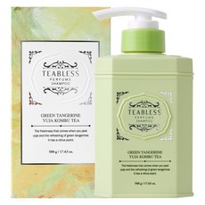 TEABLESS 香氛防脫髮洗髮乳 康普茶青橘柚子, 500g, 1個