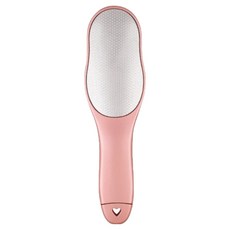 Kelbon 不鏽鋼雙面腳底腳後跟去角質器 香檳色, 1個, 1入, 100g