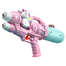 폴라 캐릭터 더블 노즐 물총, 유니콘 핑크, 1개