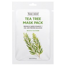 이지마인드 주름개선 티트리 마스크팩, 1개, 10개입