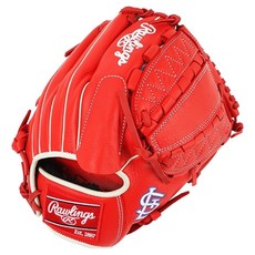 RAWLINGS Select Pro Lite 特製 MLB 球隊標誌手套 右投適用 GHW5SPL206-12-STL, 1個, 猩紅色