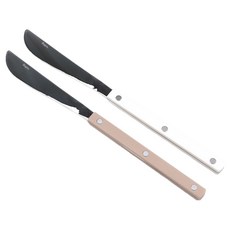 Bogen Marsong 銀色餐具西餐刀2件組, 1套, 白色, 深米色