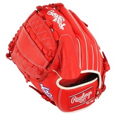 Rawlings Select Pro Lite 特別訂製 MLB 隊徽手套 左投專用 GHW5SPL206-12-STL(RH), 1個, 猩紅色