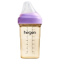헤겐 애착 PPSU 유꼭지 젖병, 퍼플, 240ml, 1개