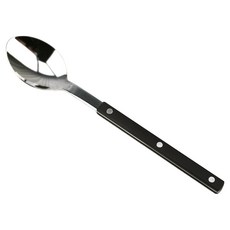 Bogen 韓國製造 Marson 銀色餐具 主餐匙, 黑色, 1個