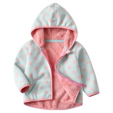 好玩旅物 兒童款搖粒絨保暖內刷毛連帽外套