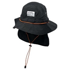 American Road戶外遮陽圍脖登山帽 HR2046, 黑色