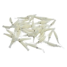 히트페이스 대용량 크릴 새우웜 40p, 화이트야광, 1개, 16g