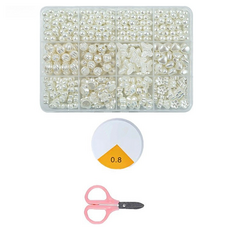 DULU 興趣 DIY 珍珠串珠套組 類型7, 1套, 混色