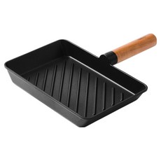 셰프토프 글라스락 인덕션 IH 우드핸들 와이드 사각 그릴팬, 25.8cm, 1개
