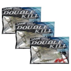 SAPA 雙殺蝦型軟蟲 SDK-RSF-135OR 4入, 原創, 3個