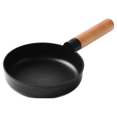 Glasslock 格拉氏洛克 CHEF TOPF Glasslock 電磁爐IH木柄迷你雞蛋煎鍋, 16.7cm, 1個