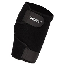 AOLIKES 奧力克斯 防滑包覆加壓運動腿部小腿護套, 黑色, 1個