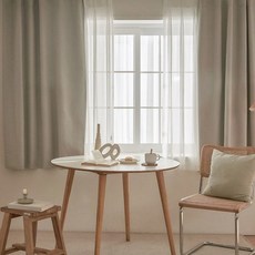 데코뷰 양면 암막 작은창 커튼 평식