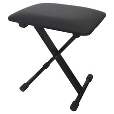 Mungudam 可折疊鍵盤鋼琴椅, 1個, 黑色