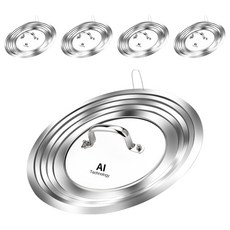 Balunfini 高級不鏽鋼多用途多功能鍋蓋, 5個, 30cm