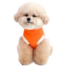 KINI KINI 寵物高領背心, 1個, 橘色