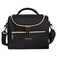 Misoroun 優質簡約便利防水大型保溫保冷袋, 1個, 黑色