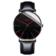 Daily Nest 高可視性運動手錶帶, 1個, 紅色指針