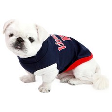 KINI KINI 寵物高領背心, 1個, 海軍藍