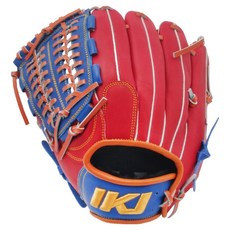 IKJ 올라운드 글러브 좌투용 GR BP-5CP LH, 레드 + 로얄블루, 1개