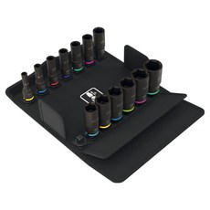 Wera 8790B 衝擊式深孔英制套筒 14件組 005581, 1套