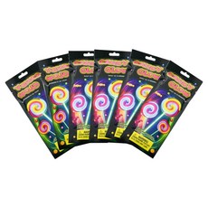 Party Club 夜光棒棒糖, 6個, 混合顏色