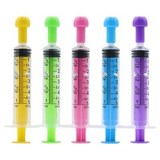 레몽크리프 파충류 크레 도마뱀 슈푸 피딩 주사기, 랜덤발송, 5개