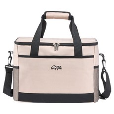 Tan Look Misoroun 堅固耐用 露營用 戶外用 野餐 大型保冷袋 17L, 米色
