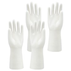 Hawaiit 萬能強韌丁腈橡膠手套, 白色, 大(L), 2套