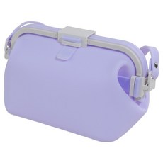 후딱 다용도 방수실리콘백 파우치 수영가방 2L 16 x 11 x 11cm, 퍼플, 1개