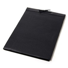 皮革記事本 A5, 黑色, 1個