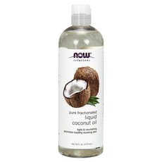NOW Foods 純椰子保濕油/基底油, 473ml, 1瓶