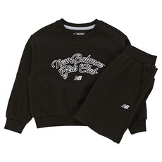 New Balance Kids 兒童 NBgC 短版上衣 + 直筒運動褲套組
