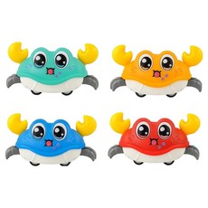 MS Corporation 花蟹回力車4件組, 薄荷色, 黃色, 藍色, 紅色, 1套