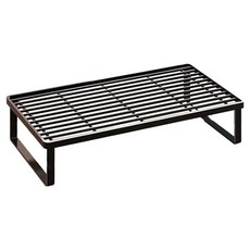 小麥購物 電腦螢幕增高架 鏤空加高款 L1213 50 x 27 x 15cm, 黑色