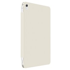 GSB iPad 磁吸式 Apple Pencil 收納對開式保護套, 1個, 奶油象牙白