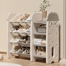 Inhe 英禾 土撥鼠收納架 組合6, 4層, 茉莉白