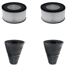 IRIS OHYAMA 愛麗思歐雅瑪 IC-FAC2除蹣機吸塵器 配件組 大拍CF-FS2/IC-FAC2 2.0 2代/3.0 3代適用 過濾網 2個 + 集塵盒 2個, 1組, 單一商品