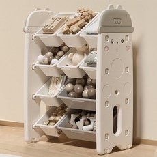 Inhe 英禾 土撥鼠收納架 組合3, 4層, 茉莉白