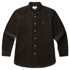 olzen 男款舒適版型燈芯絨襯衫 ZOD4WC1303