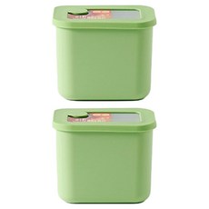 Ardin France Cierro可微波冷凍密封保鮮盒, 2個, 蘋果薄荷綠 950ml