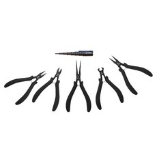 GORILLA 紳士質人手工具 專業工藝鉗組6支組 斜口鉗 + 細尖嘴鉗 + 圓嘴鉗 + 平嘴鉗 + 頂切鉗 + 繞線棒, 1組