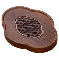 Sun & Dream 高級茶道木托盤 w002, 棕色