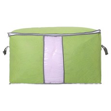 小麥購物 繽紛竹炭衣物棉被收納袋 L2353, 1入, 1個, 綠色