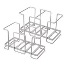 小麥購物 日式簡約紙杯架 雙格 L2309, 2個, 白色